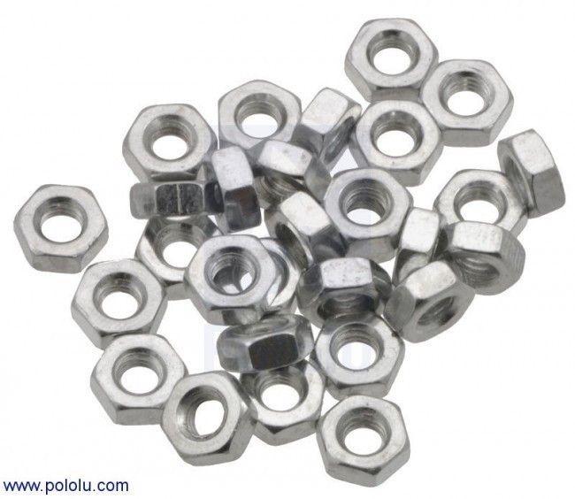 Stainless Hex Nuts, M3Fasteners and WashersDesert Aircraft Australia