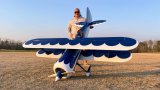 Legacy Aviation 85" Muscle Bipe Blue Radial Version