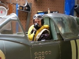 1/5 - 1/6 WWII British RAF RC Pilot Figure