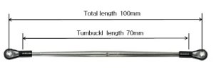 Secraft Stainless SUS303 Turnbuckles (M3)
