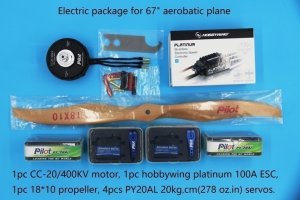 Pilot RC Extra 330SC: Electric Pack for 67"