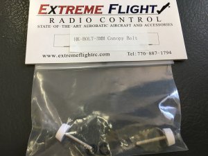 Extreme Flight Canopy screws