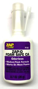 ZAP Foam Safe CA 20gm (Requires Kicker)