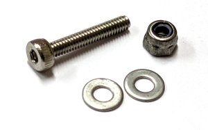 Famotec Aluminium Ball Links, Pair, with Hardware