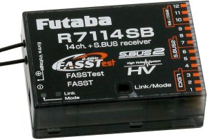 Futaba R7114SB 2.4GHz 14CH FASSTest/FASST Receiver