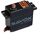 Savox SC-0251MG 16kg Servo, Larger Standard Size
