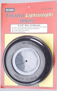 Dubro 5.5" Dia. Treaded Lightweight Wheel
