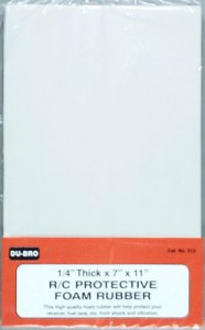 Dubro 1/4" Thick Protective Foam