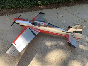 Extreme Flight 104" EXTRA NG - Red/Silver scale NG scheme