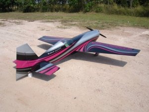 CARF-Models Extra 330SC 3.1m (Skydancer Scheme Black/Magenta)