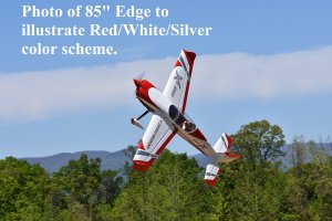Extreme Flight RC 60" Edge 540T-EXP V2 PLUS White/Red